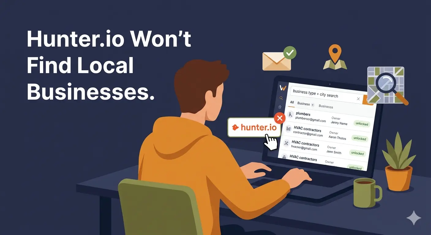 4 Best Hunter.io Alternatives for Local Business Outreach (2026)